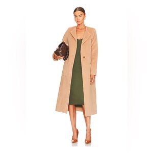 Show Me Your MuMu Cognac Long Coat Size: L NWT